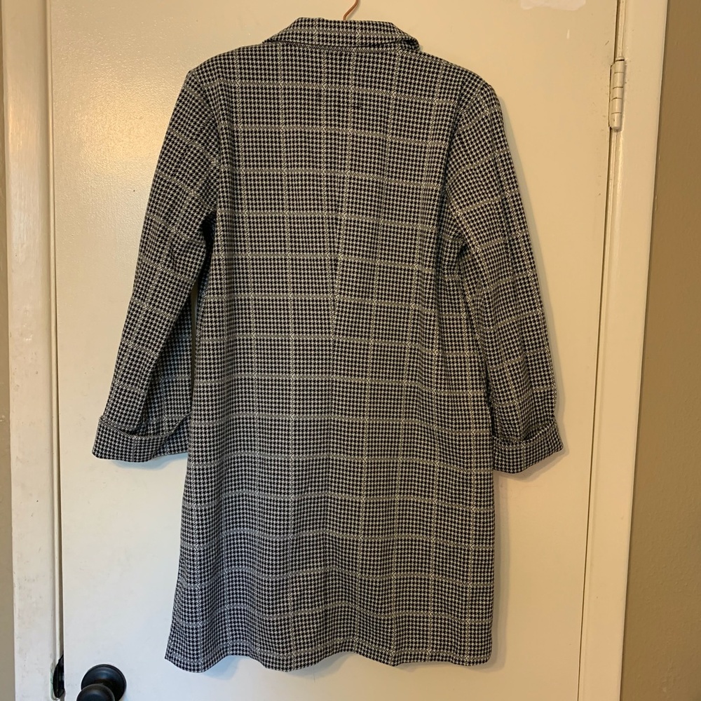 NWT Sanctuary plaid city oversize knit blazer - Picture 4 of 4